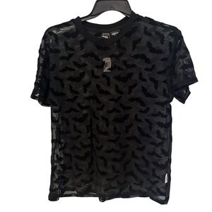 Her universe x disney women’s cat‎ mesh short sleeve extra large shirt Nwt